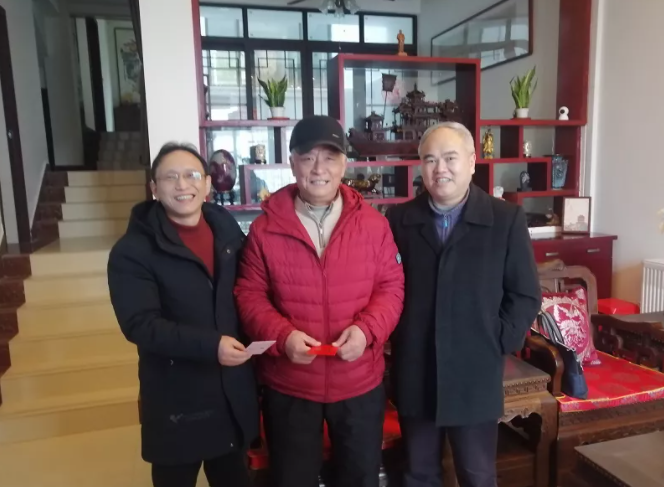 戴豪贛、劉志堅(jiān)一行走訪慰問公司老黨員、老干部