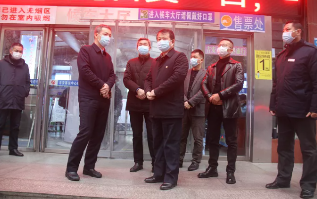 胡海洋檢查吉安長運(yùn)中心汽車站春運(yùn)工作