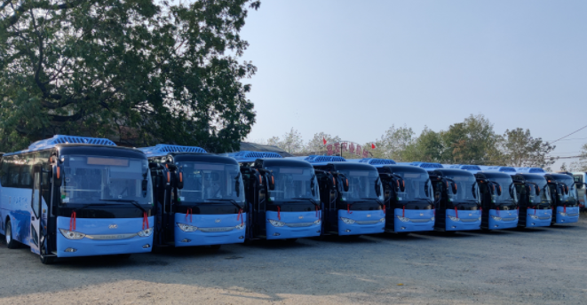 九江長(zhǎng)運(yùn) 廬山公交采購(gòu)新能源公交車 助力綠色低碳出行